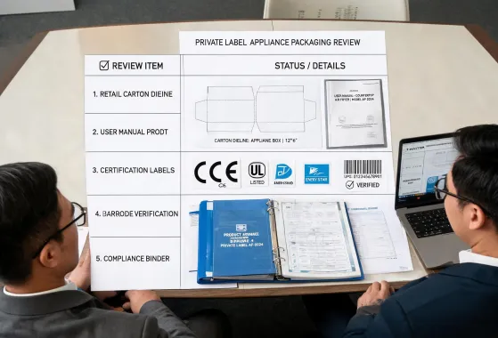 Private label packaging and compliance review