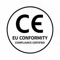 CE compliance badge