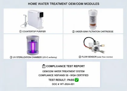 Home water treatment appliance module